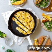 Leek Lemon and Thyme Skillet Focaccia by Baking The Goods