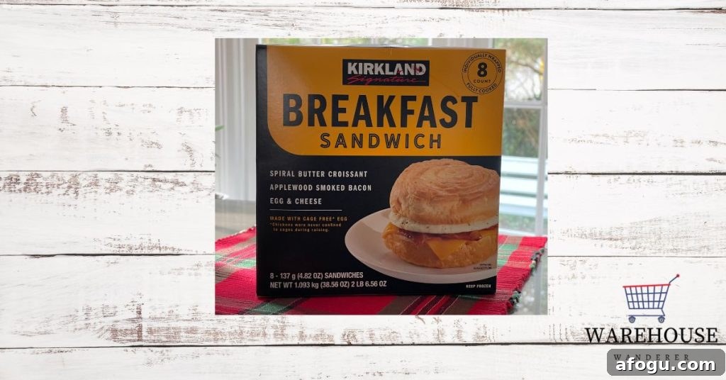 Costco Breakfast Sandwich