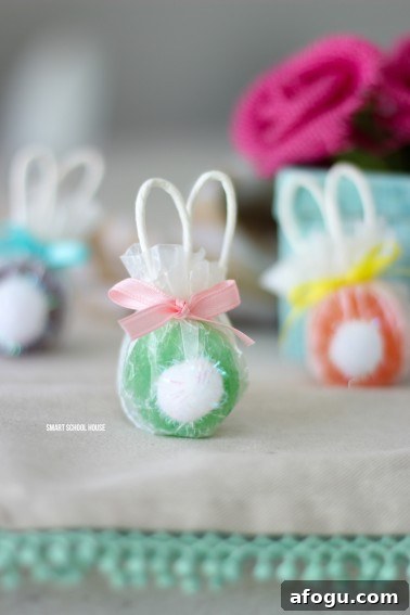 Bunny Lollipops made with safety pops. The handles are the ears! Adorable bunny butt lollipops.