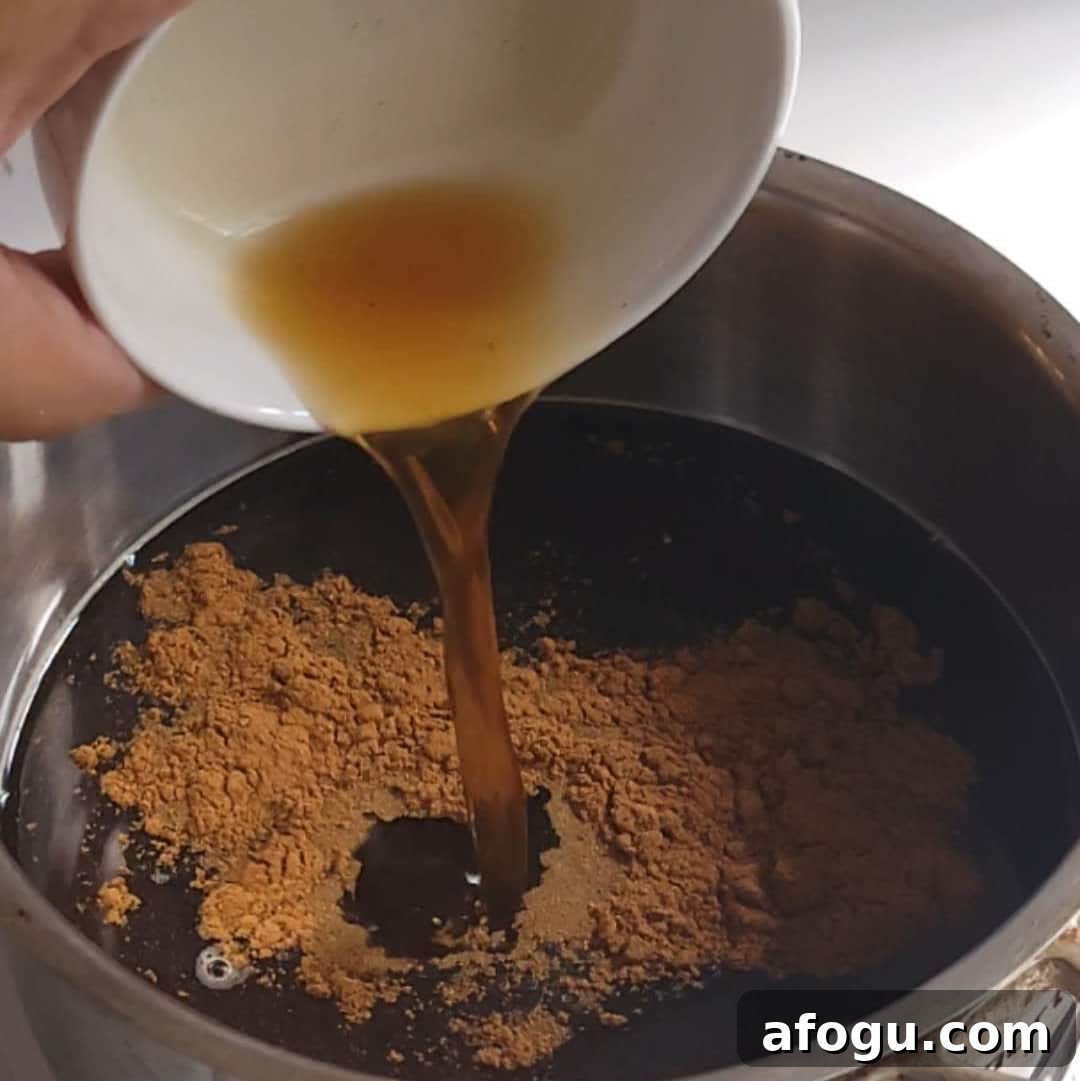 fontana brown sugar syrup step 3
