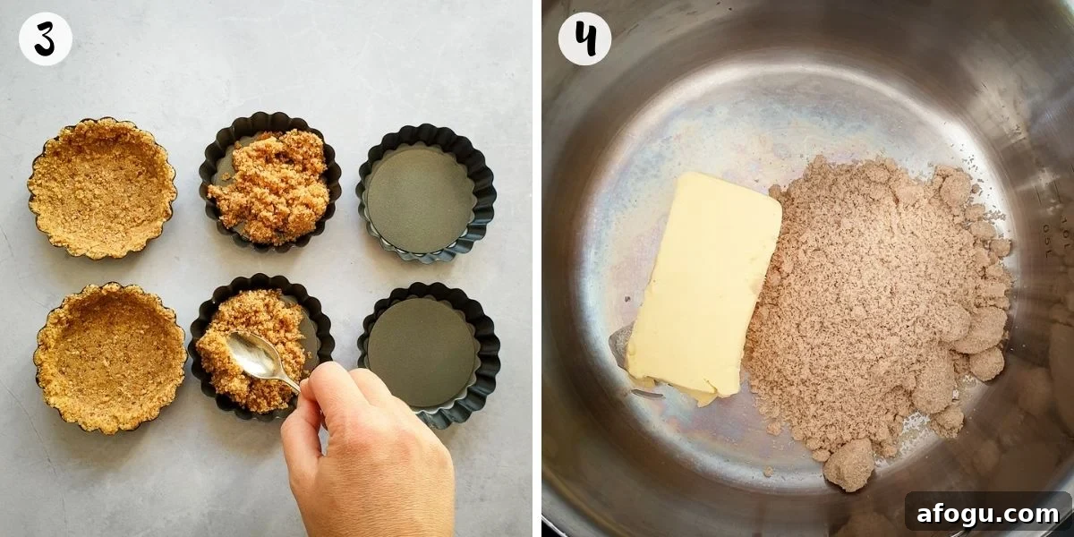 Melt sugar for caramel