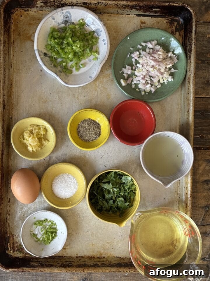 Creamy Chicken Cobb Salad Recipe with Avocado & Bacon 4 a photo of the ingredients for jalapeno dressing