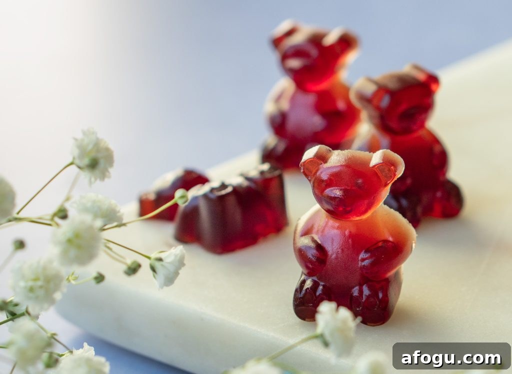 homemade gummy bears