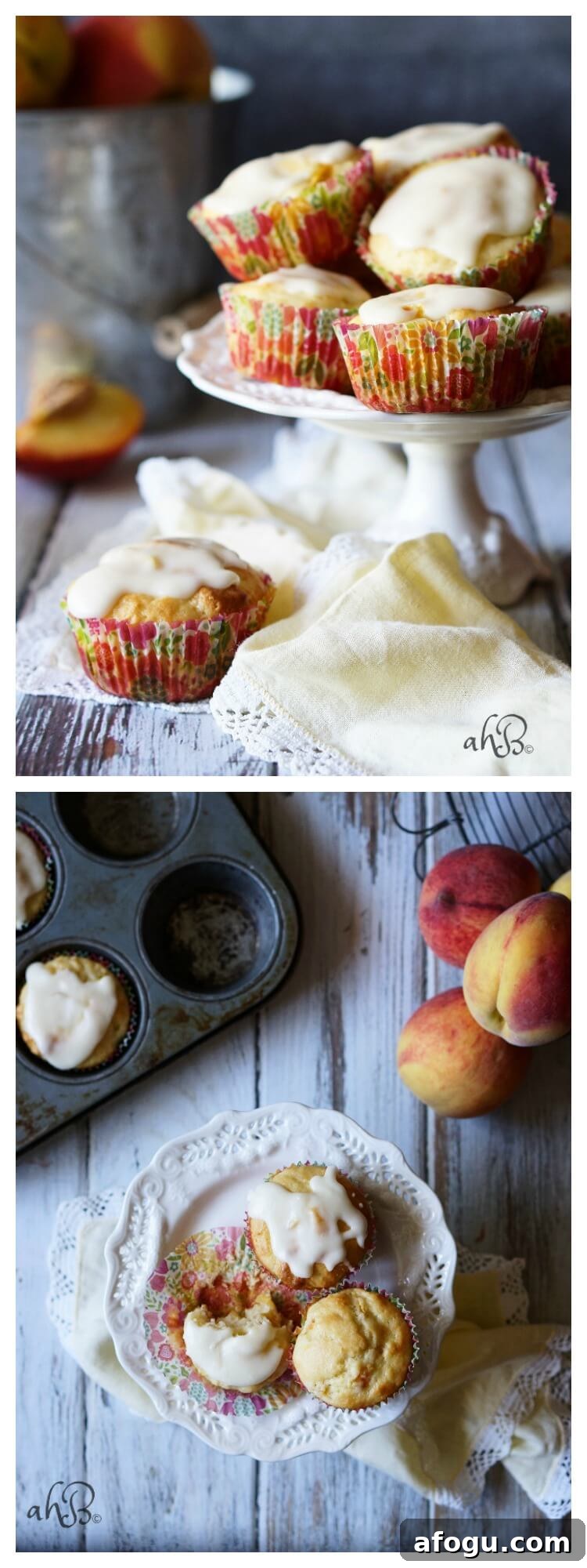 Peaches and Cream Muffins