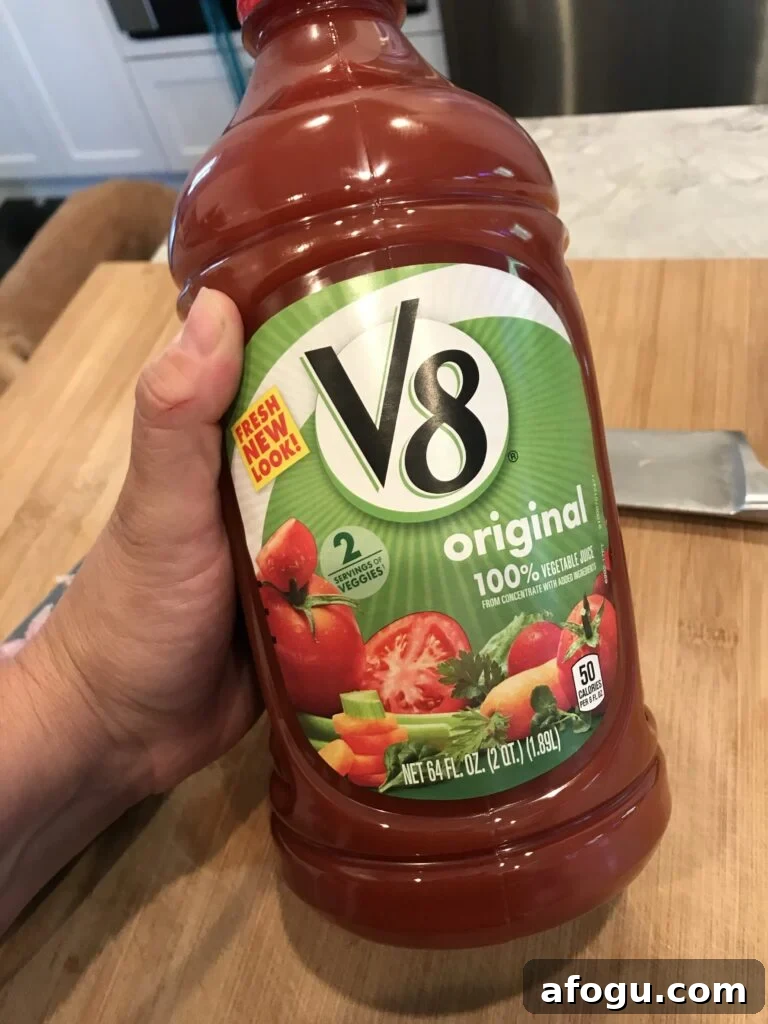 A big jug of V8 original