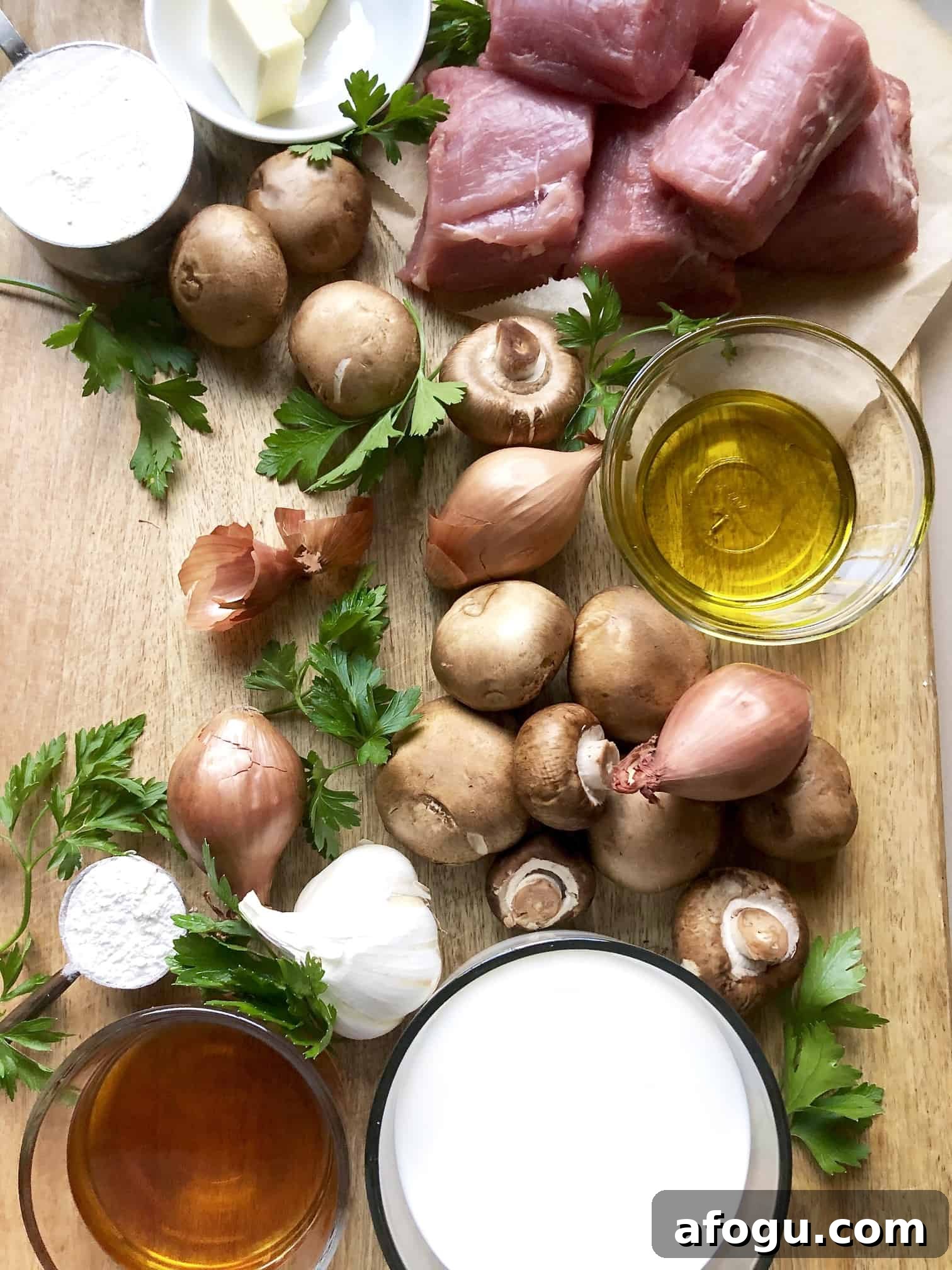 creamy pork tenderloin mushroom marsala