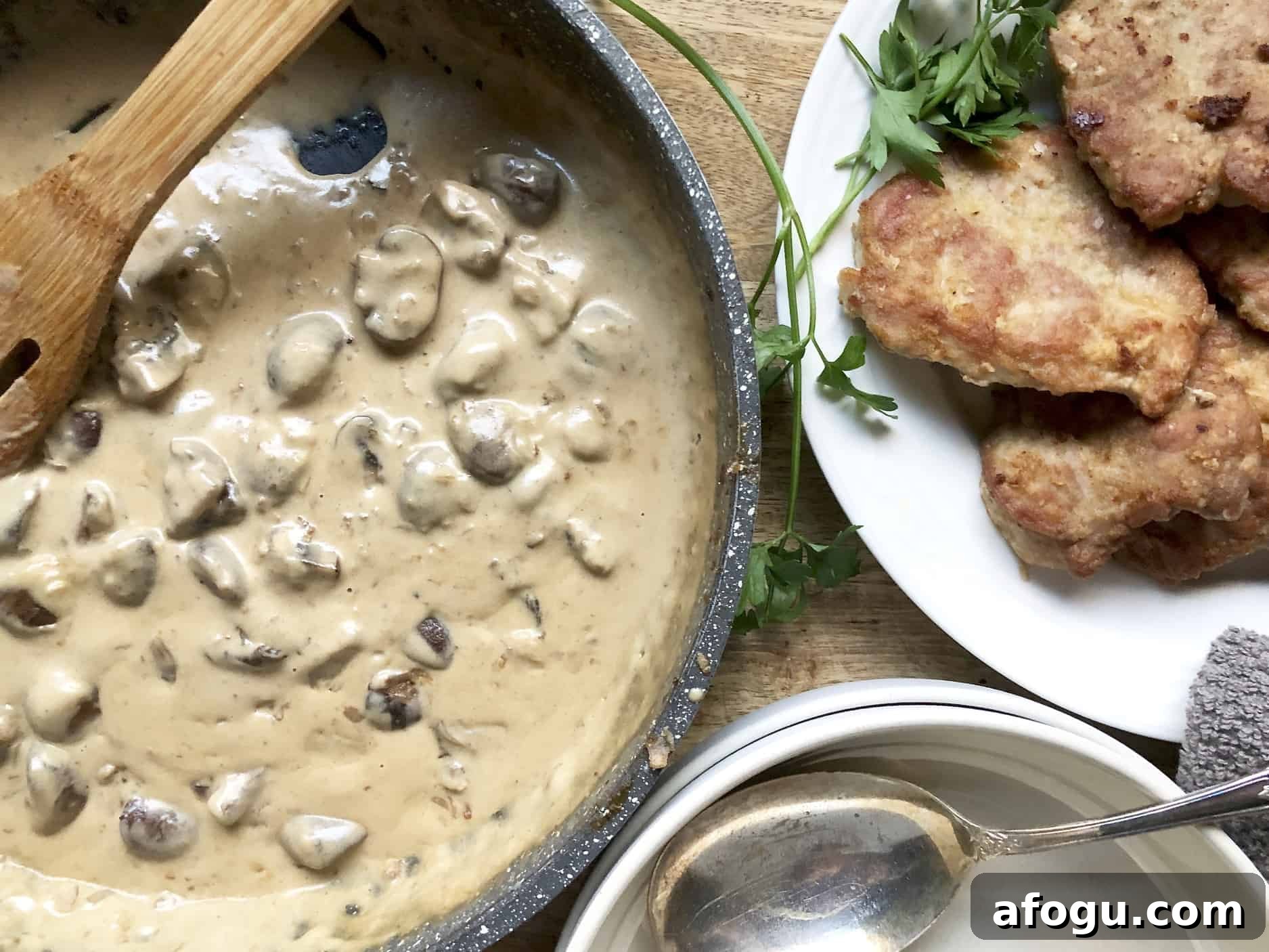 creamy pork tenderloin mushroom marsala