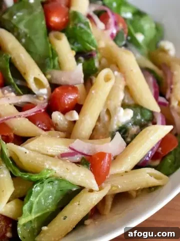 Spinach Pasta Salad