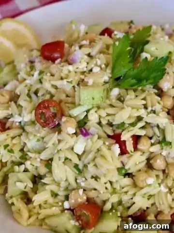 Lemon Orzo Salad