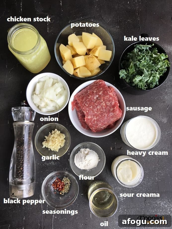 ingredients on a black surface