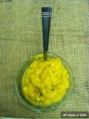 mashed acorn squash