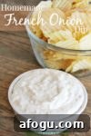 Easy French Onion Dip Recipe
