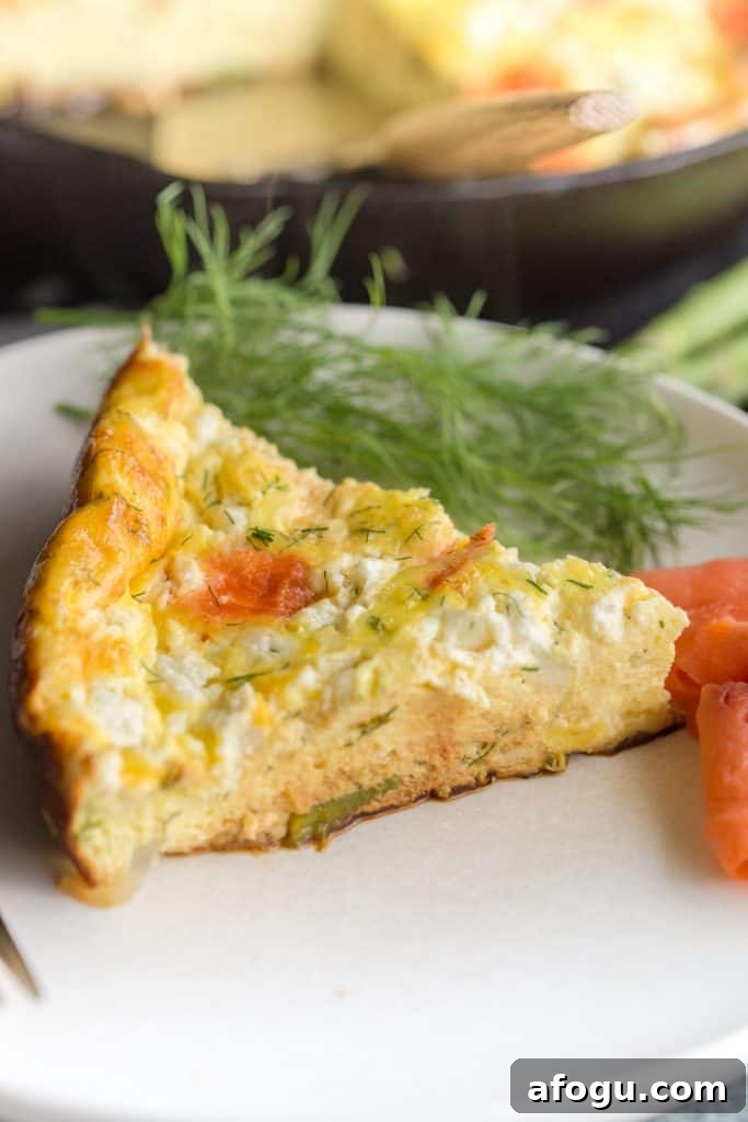Smoked Salmon Frittata 