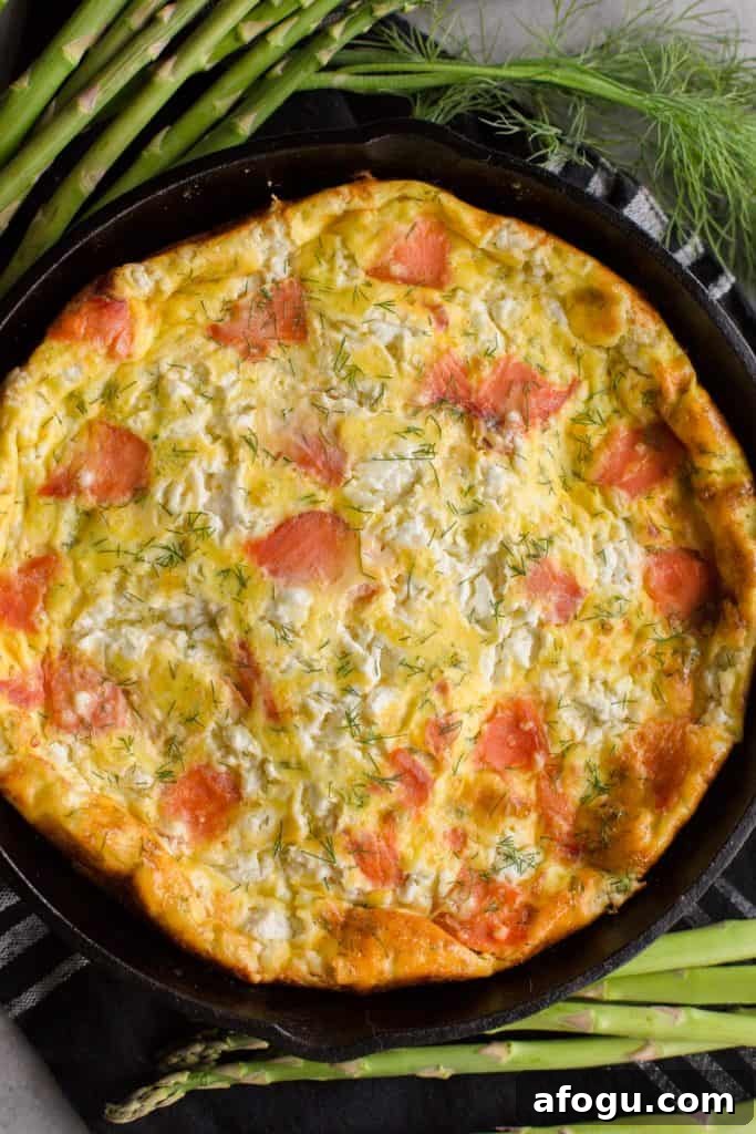Smoked Salmon Frittata