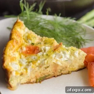 Smoked Salmon Frittata