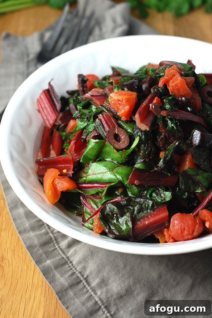 Swiss Chard Puttanesca