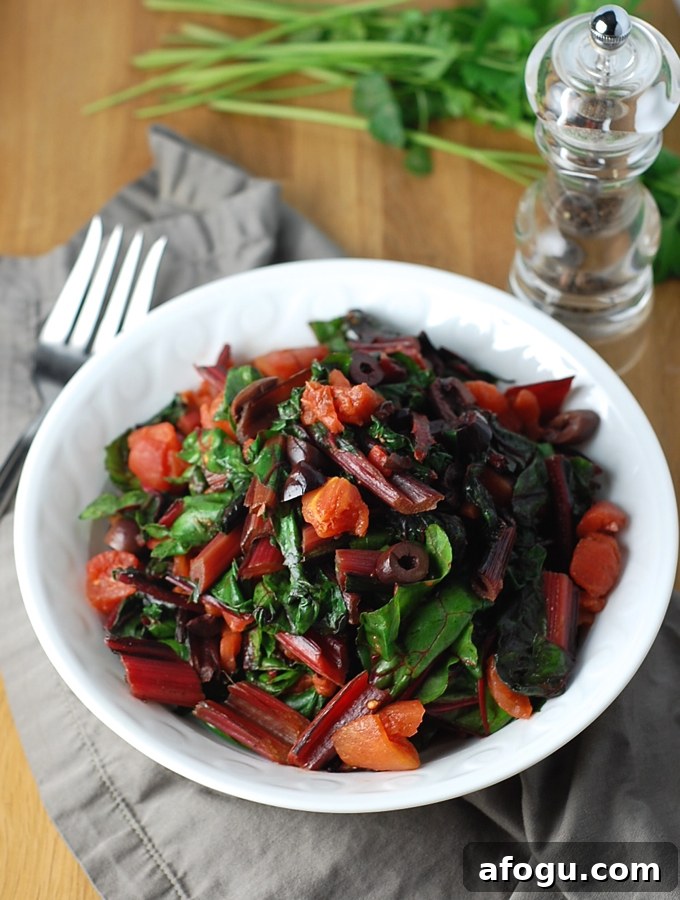 Swiss Chard Puttanesca