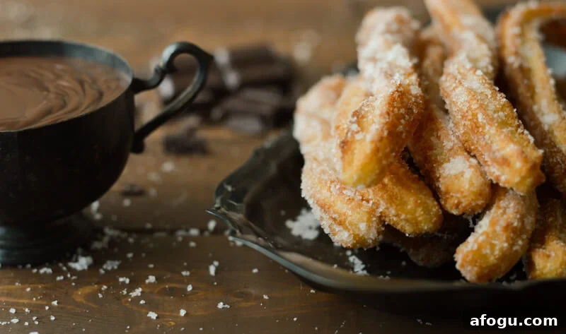 Churros and Spanish Hot Chocolate