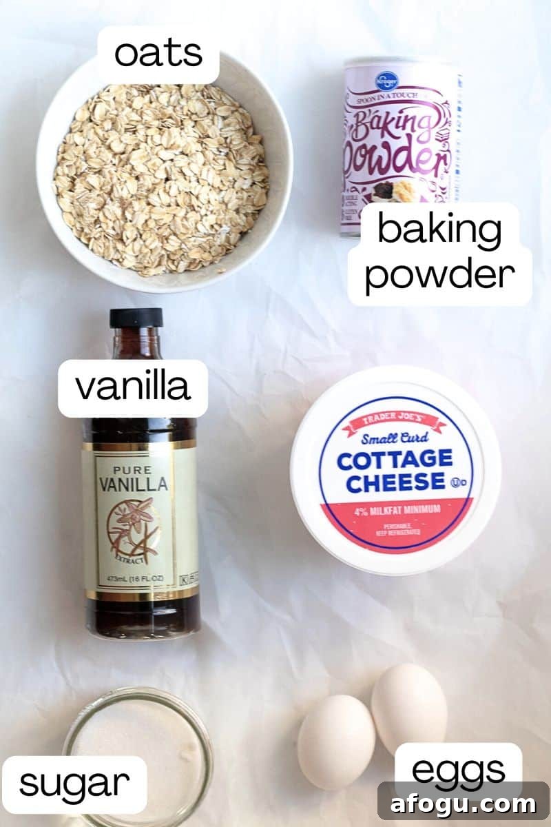 6-Ingredient Cottage Cheese Oatmeal Pancakes Recipe 3 ingredients for cottage cheese oatmeal pancakes