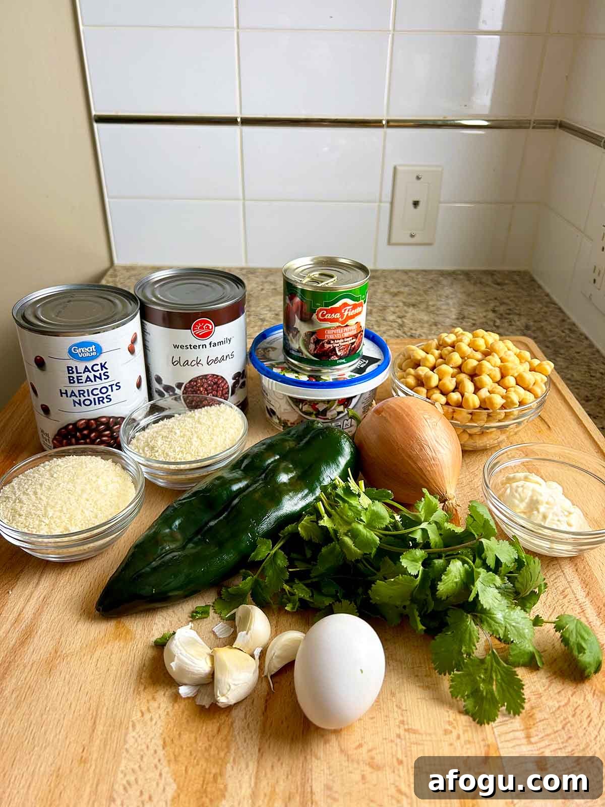 black bean patty ingredients