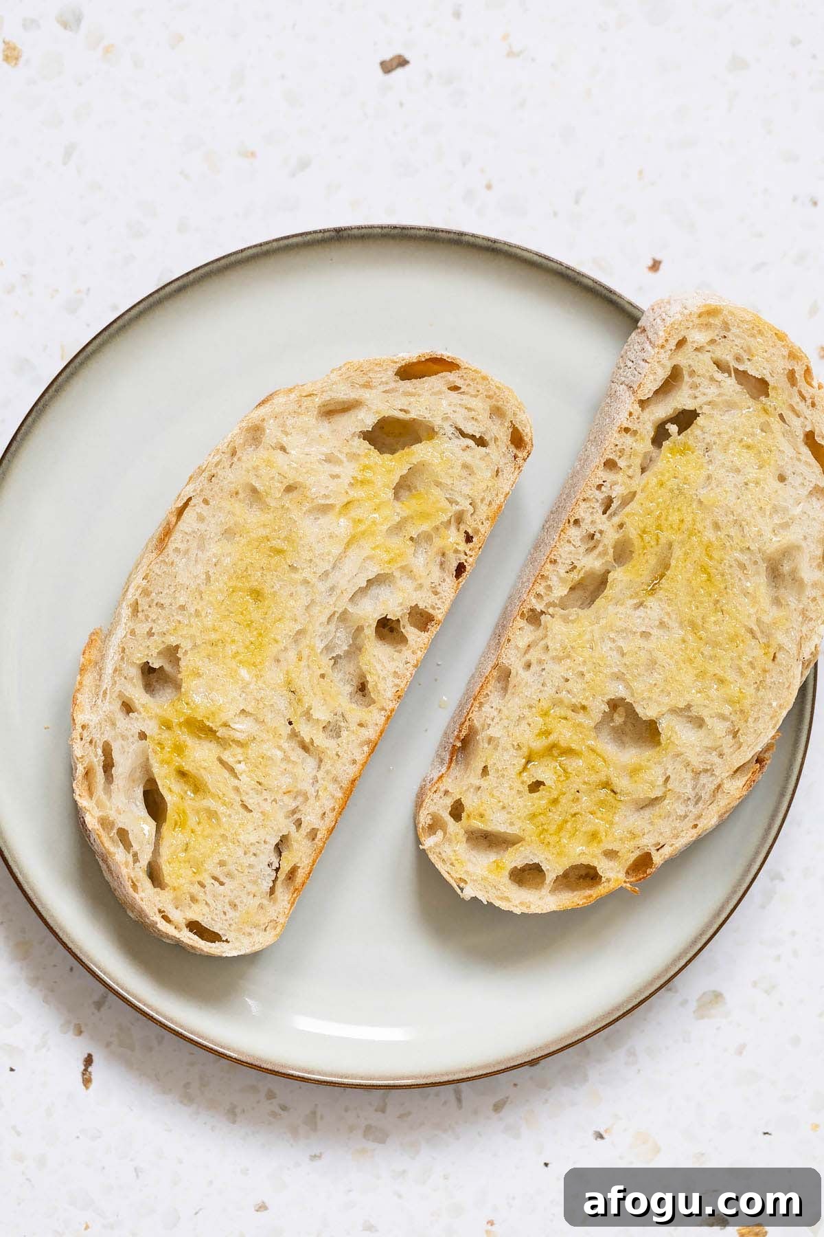 Bread with olive oil
