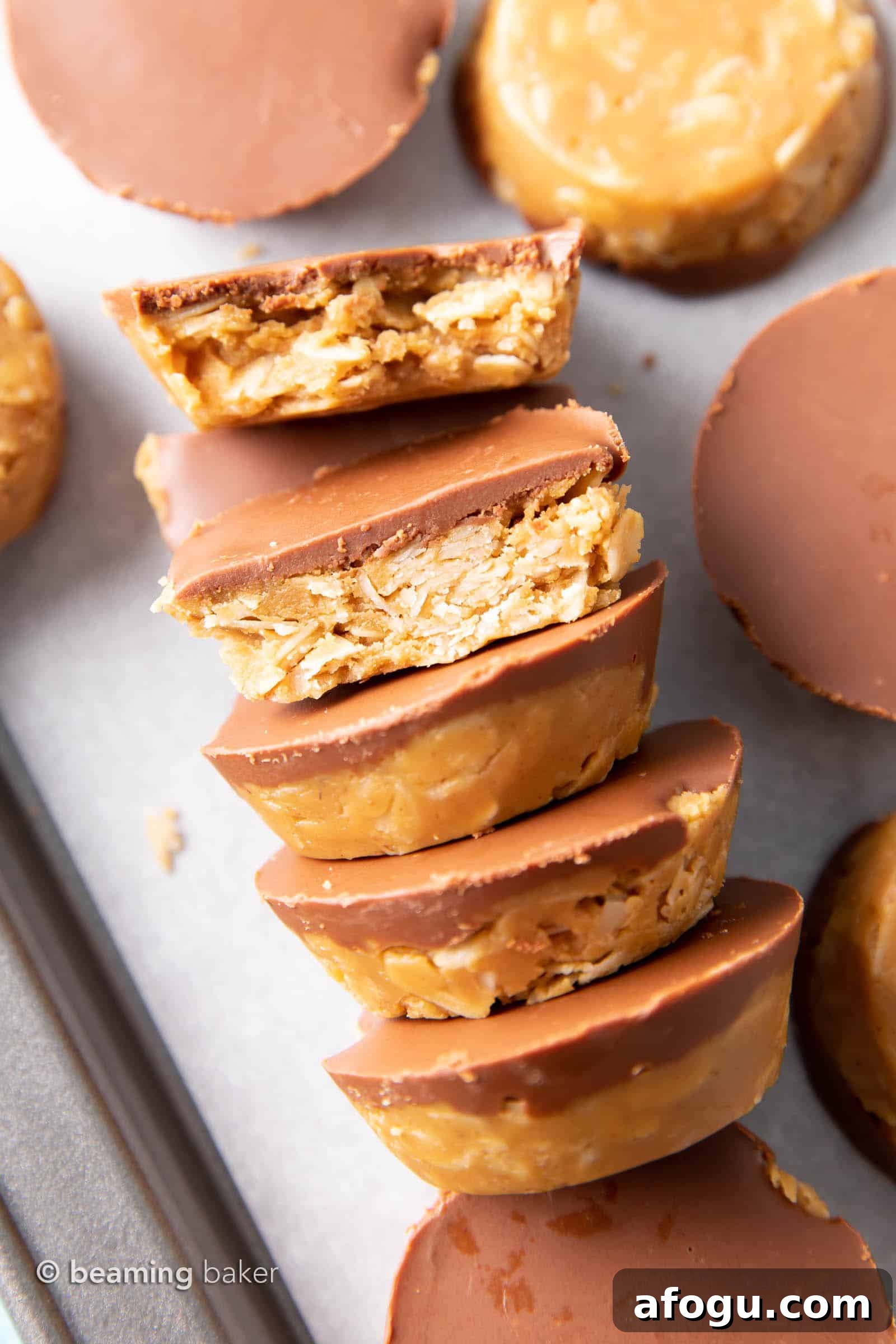 No Bake Chocolate Peanut Butter Oatmeal Cups (GF)