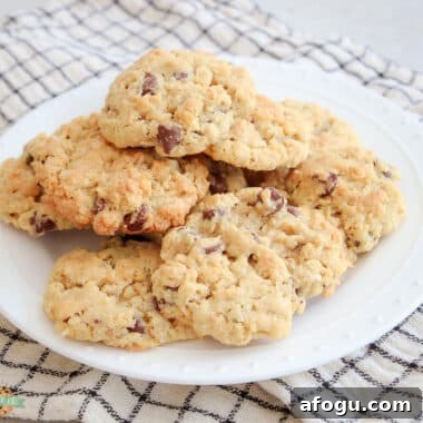 plateful of Ranger cookies