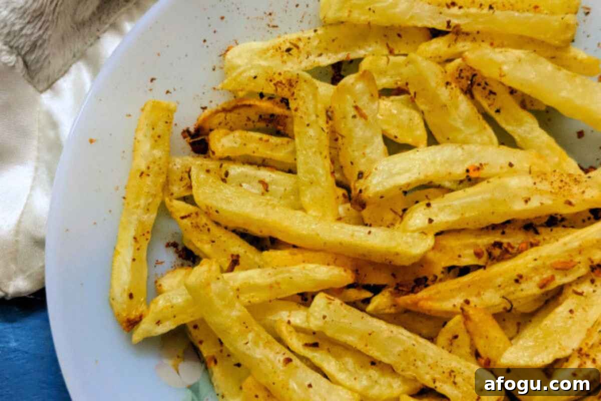 French fries on a plate