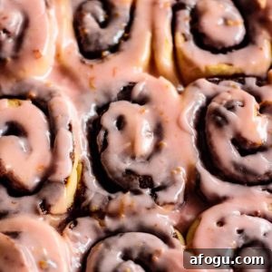 Pink Blood Orange Cinnamon Rolls with Citrus Glaze 11 blood orange cinnamon rolls with pink blood orange glaze