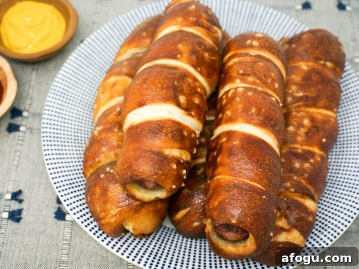 Image for Air Fryer Pretzel Dogs