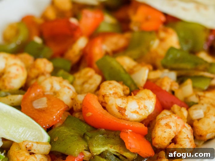 Image for Air Fryer Shrimp Fajitas {Ninja Foodi Recipe}