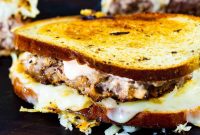 Turkey Reuben Patty Melt with Turkey Burger Patties