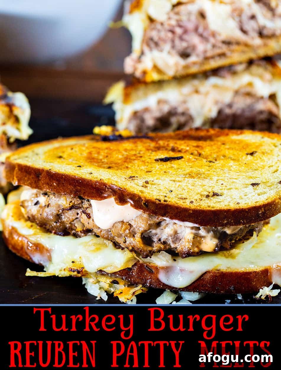 Turkey Reuben Patty Melt with Turkey Burger Patties 6 img 2707 5