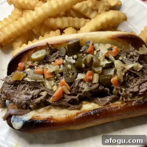 Italian Beef Sandwiches in the Crockpot