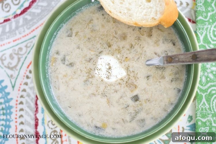 Crock Pot Slow Cooker Summer Squash Soup recipe via flouronmyface.com
