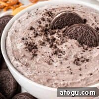 oreo dip in a bowl