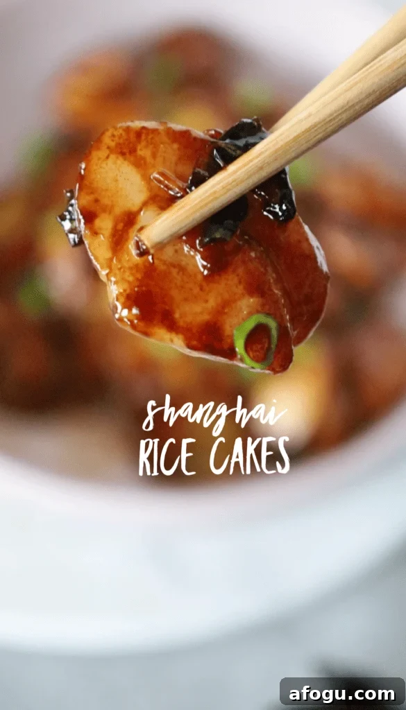 Shanghai rice cakes