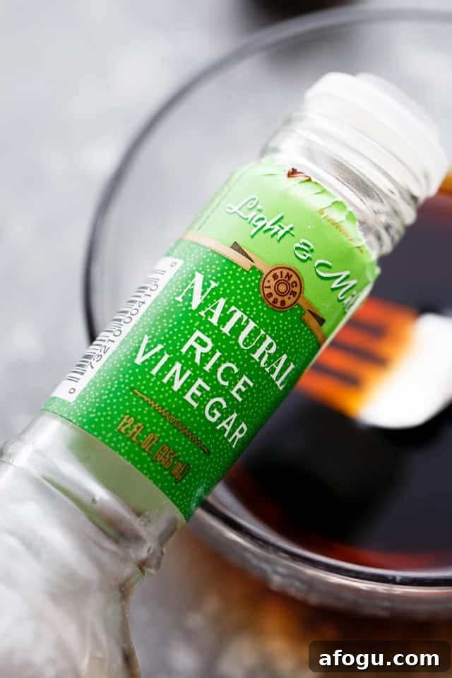 STAR Rice Vinegar bottle