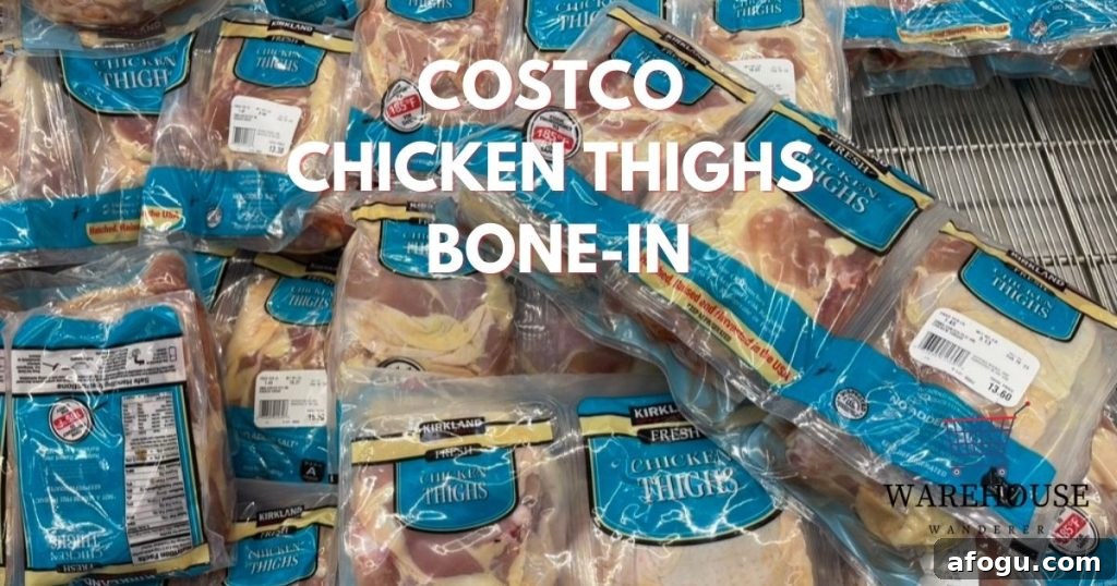 Picture of Costco Chicken Thighs Bone-In