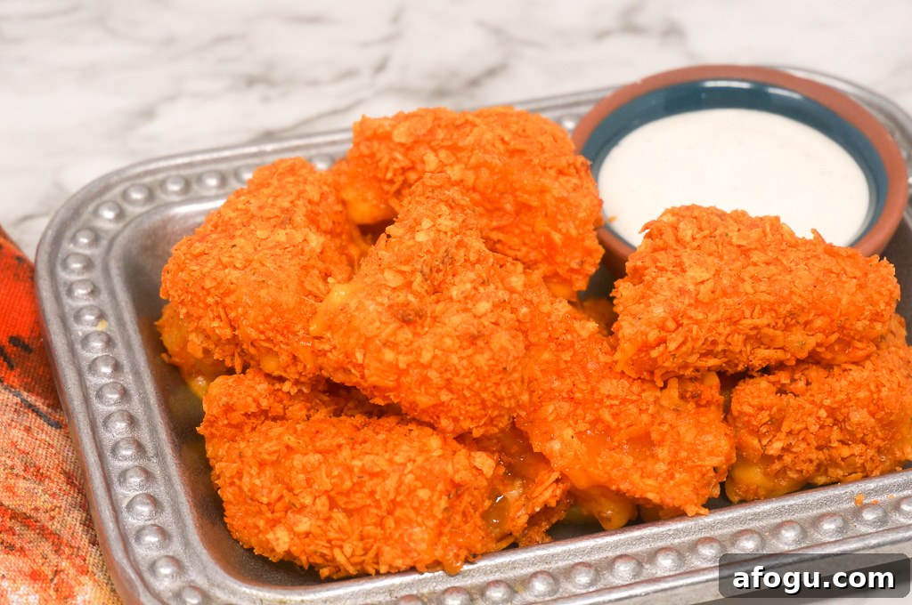 Air Fryer Cheesy Dorito Bombs
