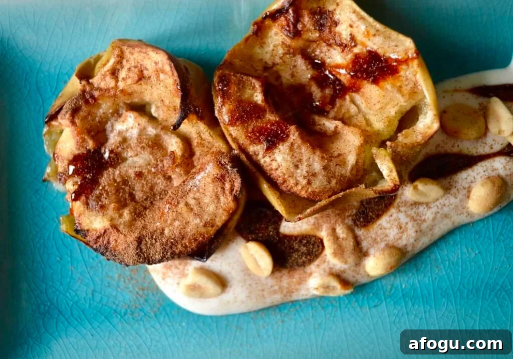 maple baked apples