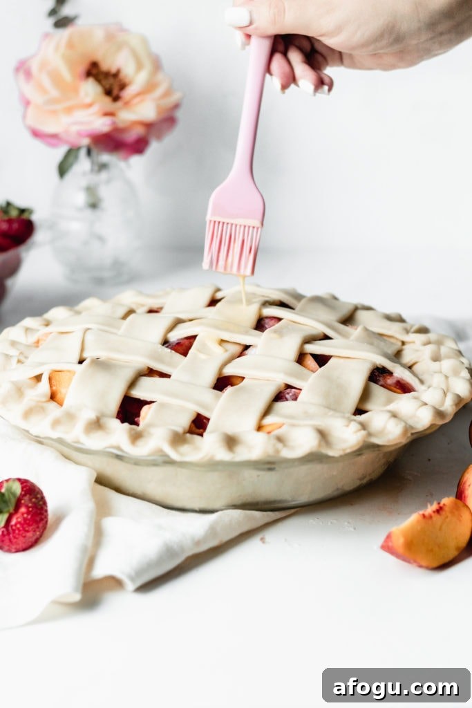egg wash pie crust