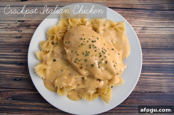 Crockpot Italian Chicken