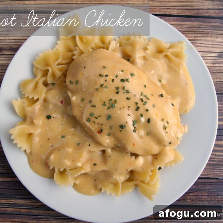 Crockpot Italian Chicken