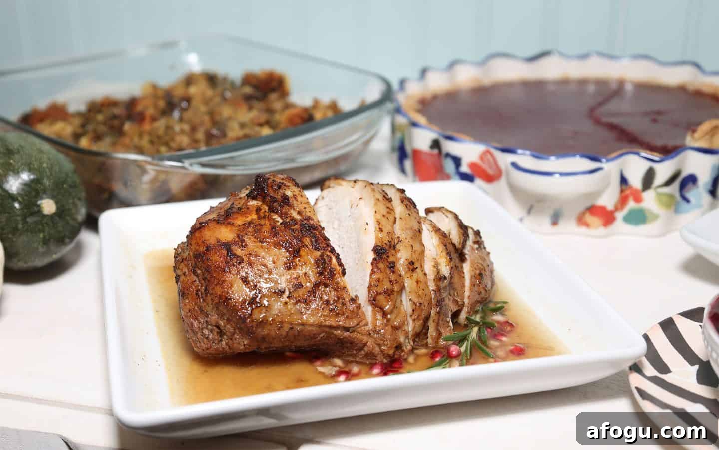 Southern-Style Roasted Turkey Breast with Herb Butter 6 What to serve with Southern roasted turkey breasts