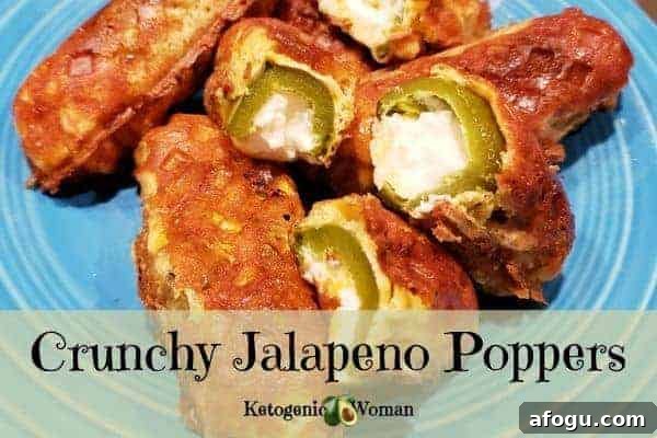 Crispy Keto Jalapeño Poppers with Copycat Bronco Berry Sauce 2 keto low carb jalapeno poppers