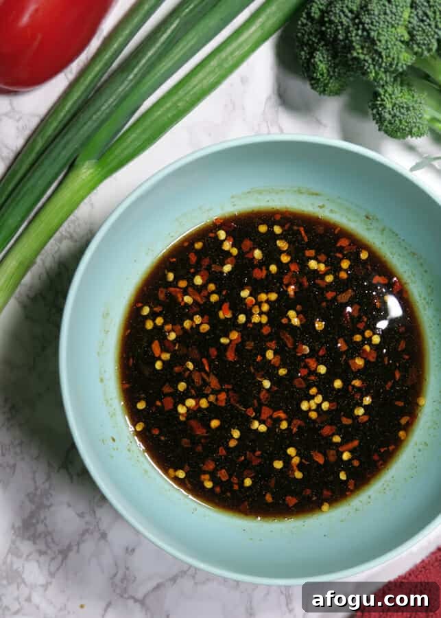 korean soy sauce mixture in a bowl