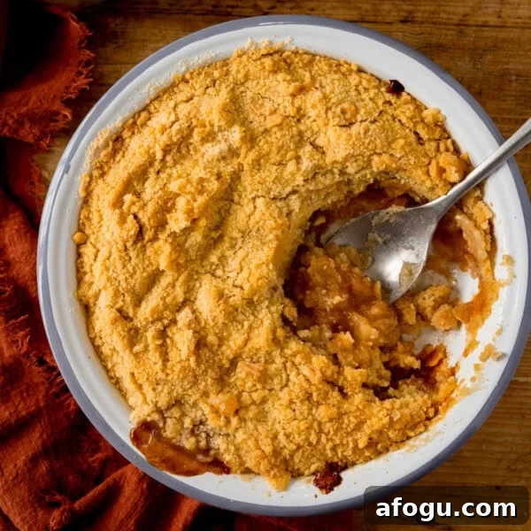 Apple crumble