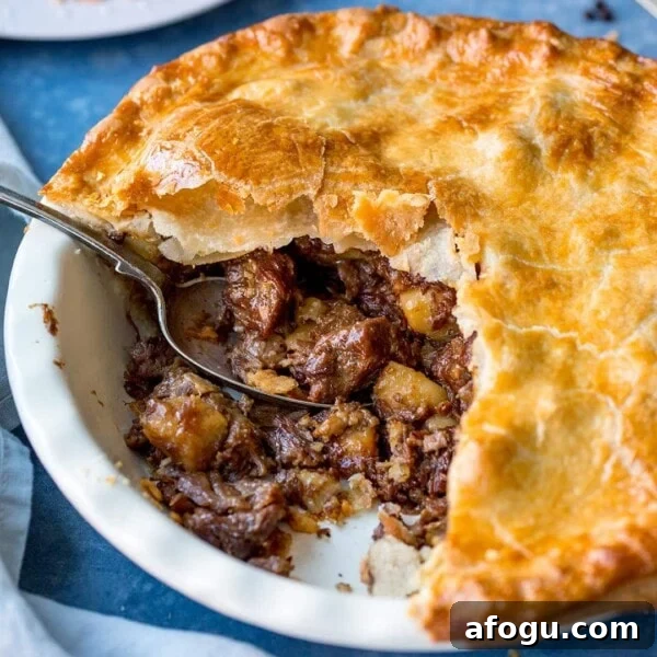Steak and potato pie