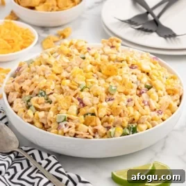 a bowl of Frito Corn Salad